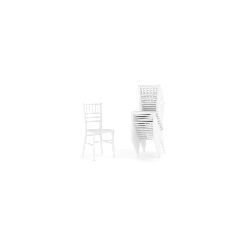 Flash Furniture Hercules Kids Resin Chiavari Chair, White