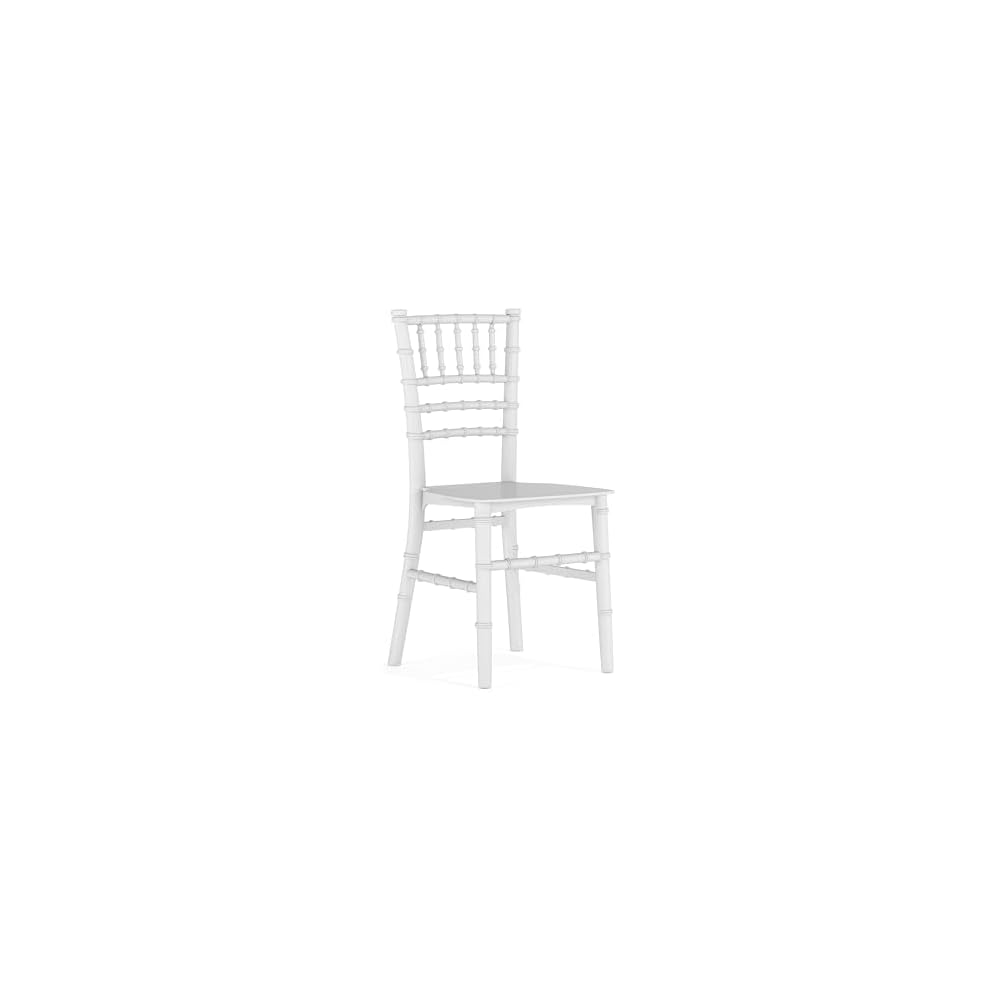 Flash Furniture Hercules Kids Resin Chiavari Chair, White