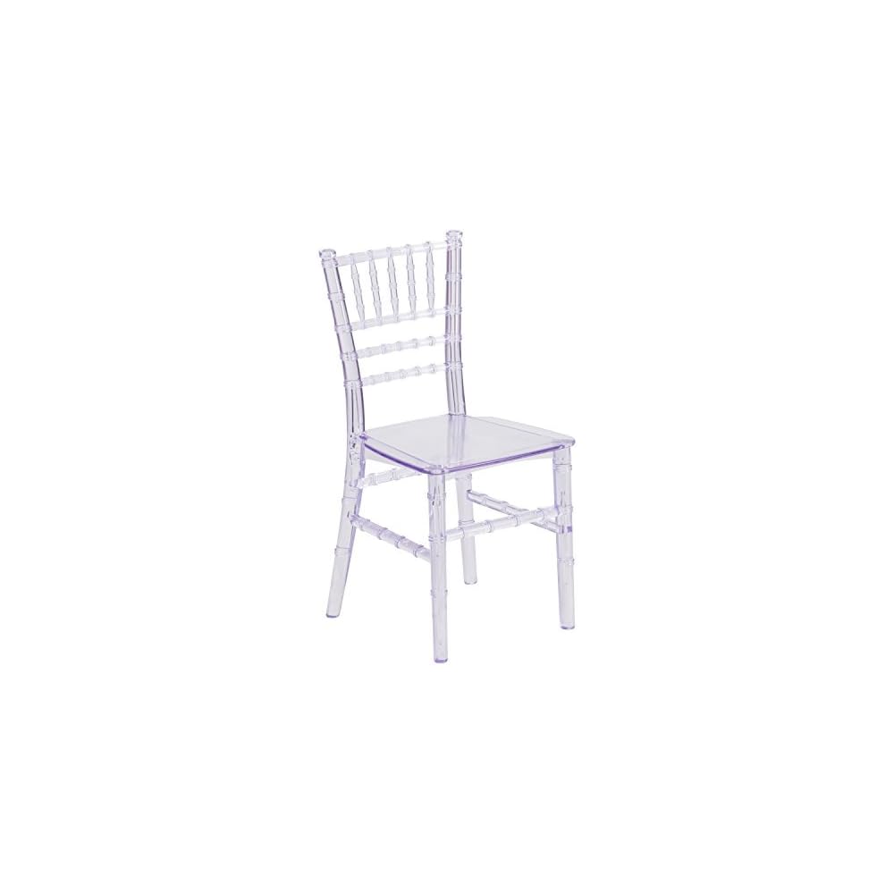 Flash Furniture Hercules Kids Resin Chiavari Chair, White