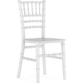 Flash Furniture Hercules Kids Resin Chiavari Chair, White